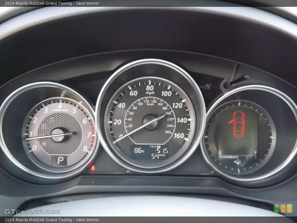 Sand Interior Gauges for the 2014 Mazda MAZDA6 Grand Touring #82552683