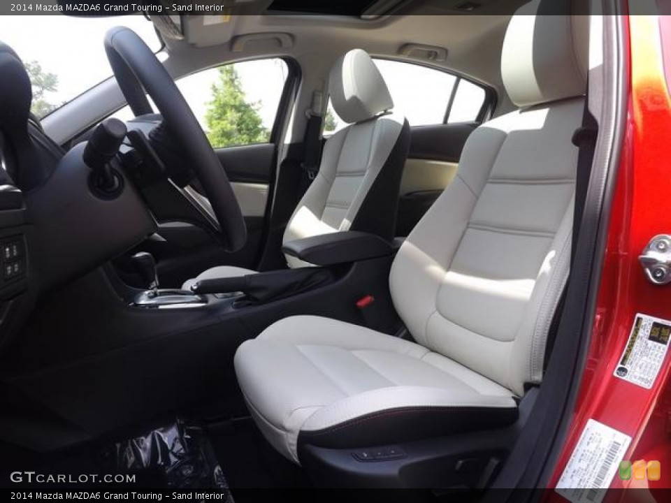 Sand Interior Front Seat for the 2014 Mazda MAZDA6 Grand Touring #82552692