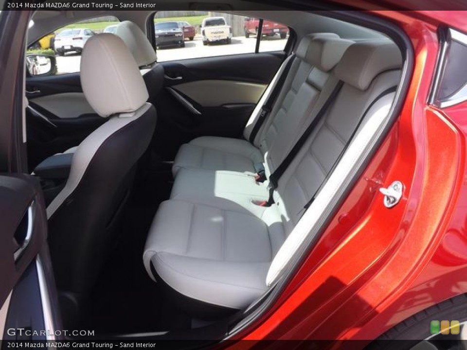 Sand Interior Rear Seat for the 2014 Mazda MAZDA6 Grand Touring #82552698