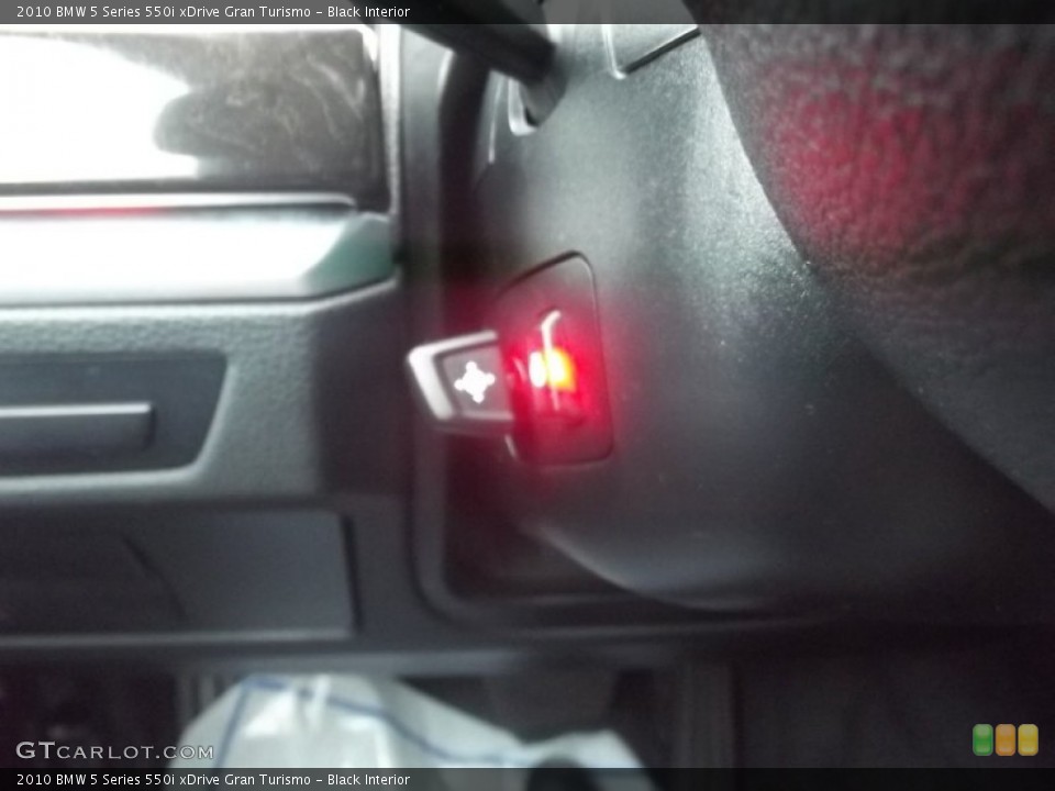 Black Interior Controls for the 2010 BMW 5 Series 550i xDrive Gran Turismo #82558705