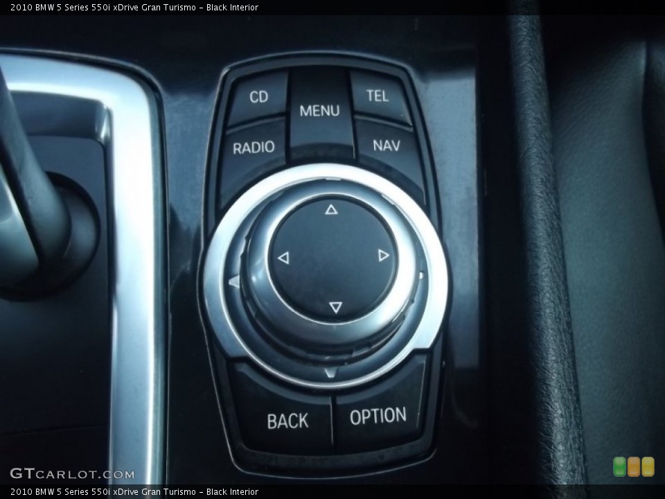 Black Interior Controls for the 2010 BMW 5 Series 550i xDrive Gran Turismo #82558807