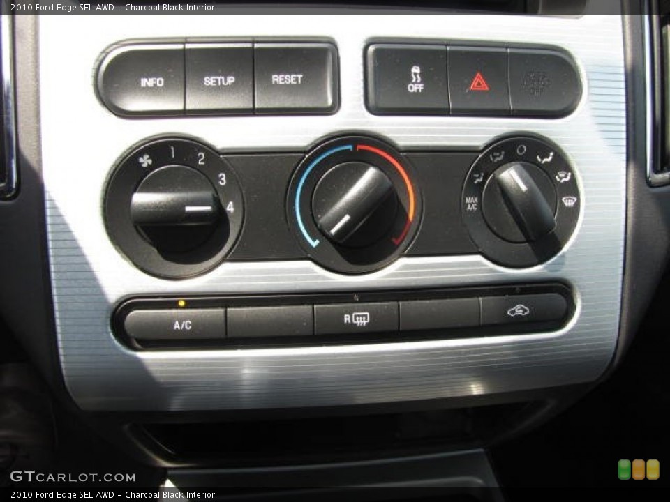 Charcoal Black Interior Controls for the 2010 Ford Edge SEL AWD #82559653