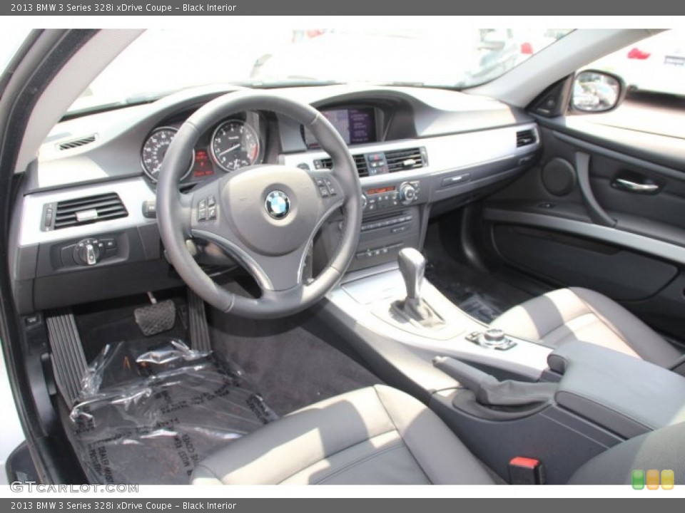 Black Interior Prime Interior for the 2013 BMW 3 Series 328i xDrive Coupe #82560061