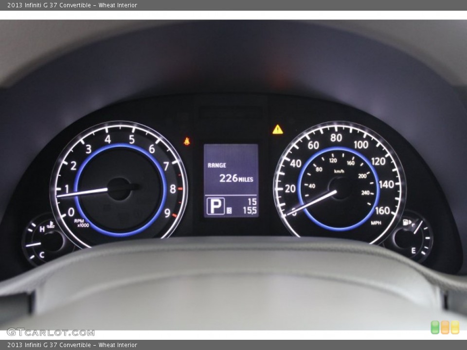 Wheat Interior Gauges for the 2013 Infiniti G 37 Convertible #82560324