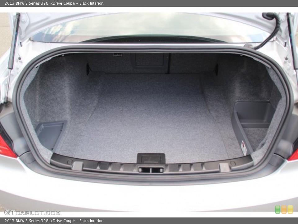 Black Interior Trunk for the 2013 BMW 3 Series 328i xDrive Coupe #82560349