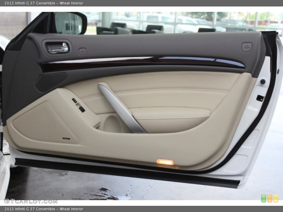 Wheat Interior Door Panel for the 2013 Infiniti G 37 Convertible #82560431