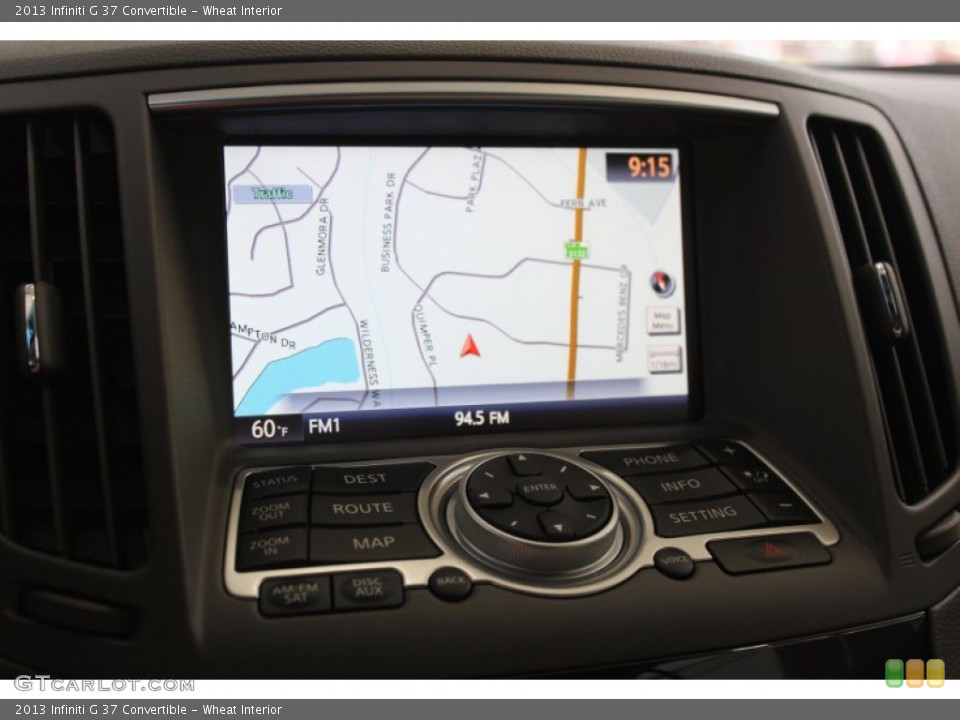 Wheat Interior Controls for the 2013 Infiniti G 37 Convertible #82560557