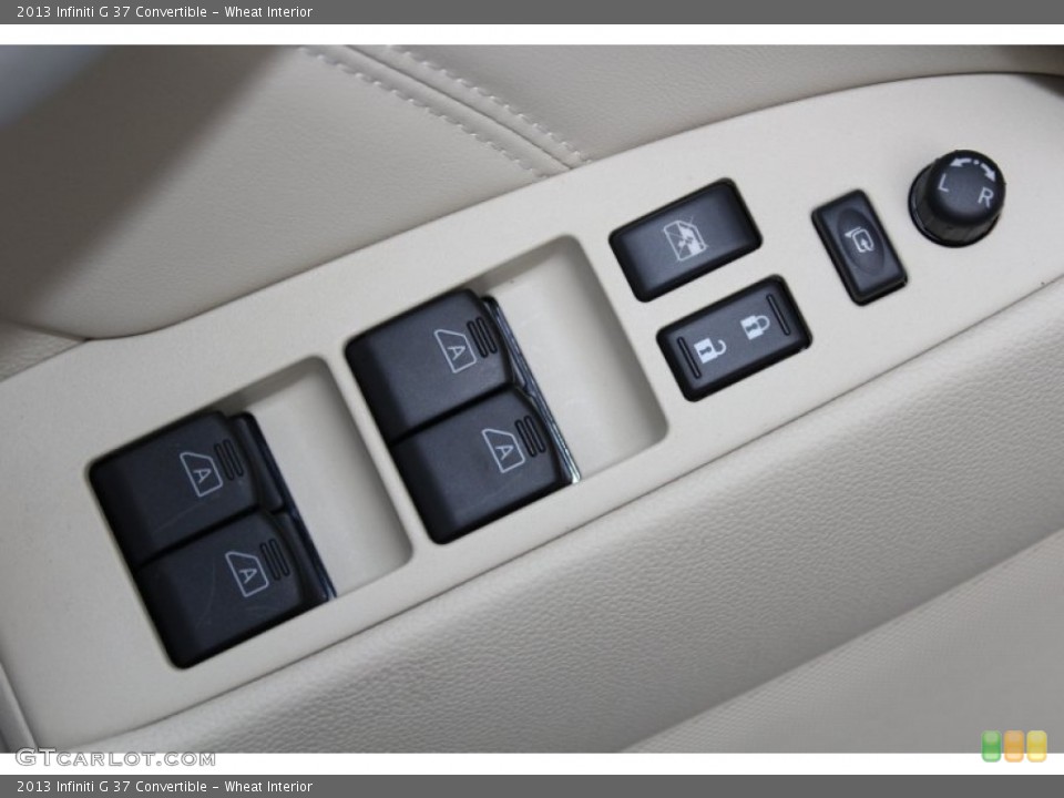 Wheat Interior Controls for the 2013 Infiniti G 37 Convertible #82560685