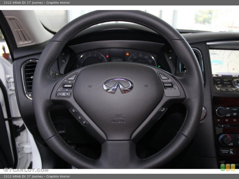 Graphite Interior Steering Wheel for the 2013 Infiniti EX 37 Journey #82561195