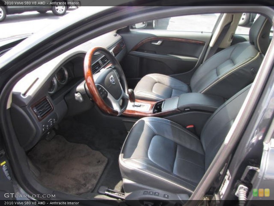 Anthracite Interior Photo for the 2010 Volvo S80 V8 AWD #82561798