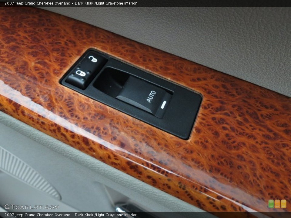 Dark Khaki/Light Graystone Interior Controls for the 2007 Jeep Grand Cherokee Overland #82562817