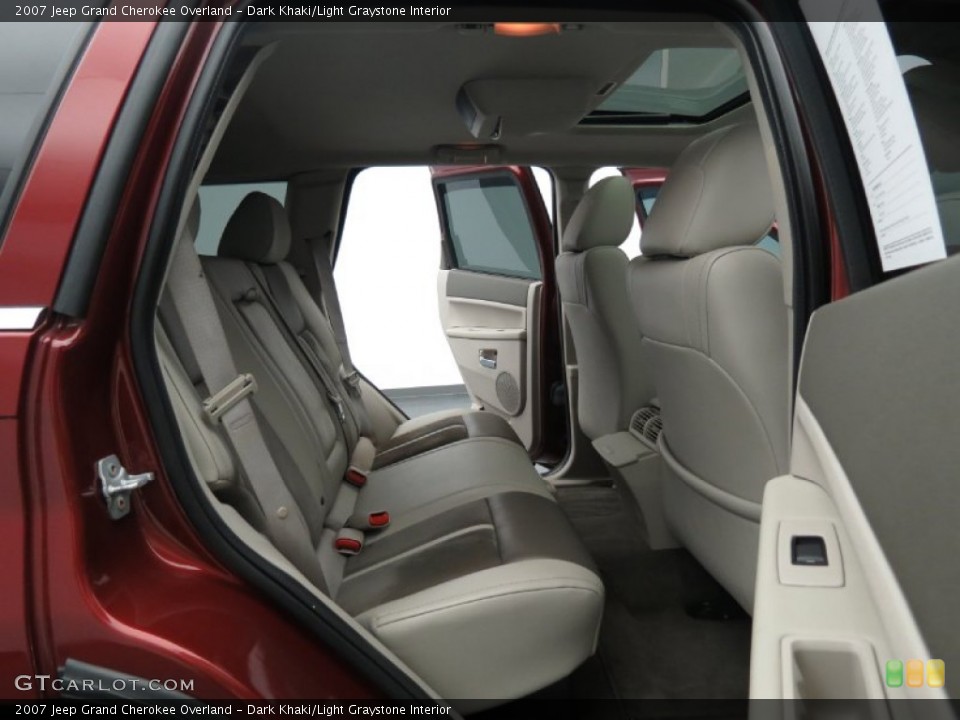 Dark Khaki/Light Graystone Interior Rear Seat for the 2007 Jeep Grand Cherokee Overland #82562895