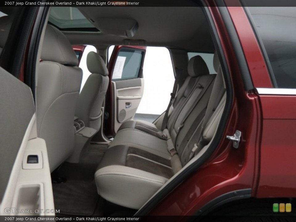 Dark Khaki/Light Graystone Interior Rear Seat for the 2007 Jeep Grand Cherokee Overland #82562920