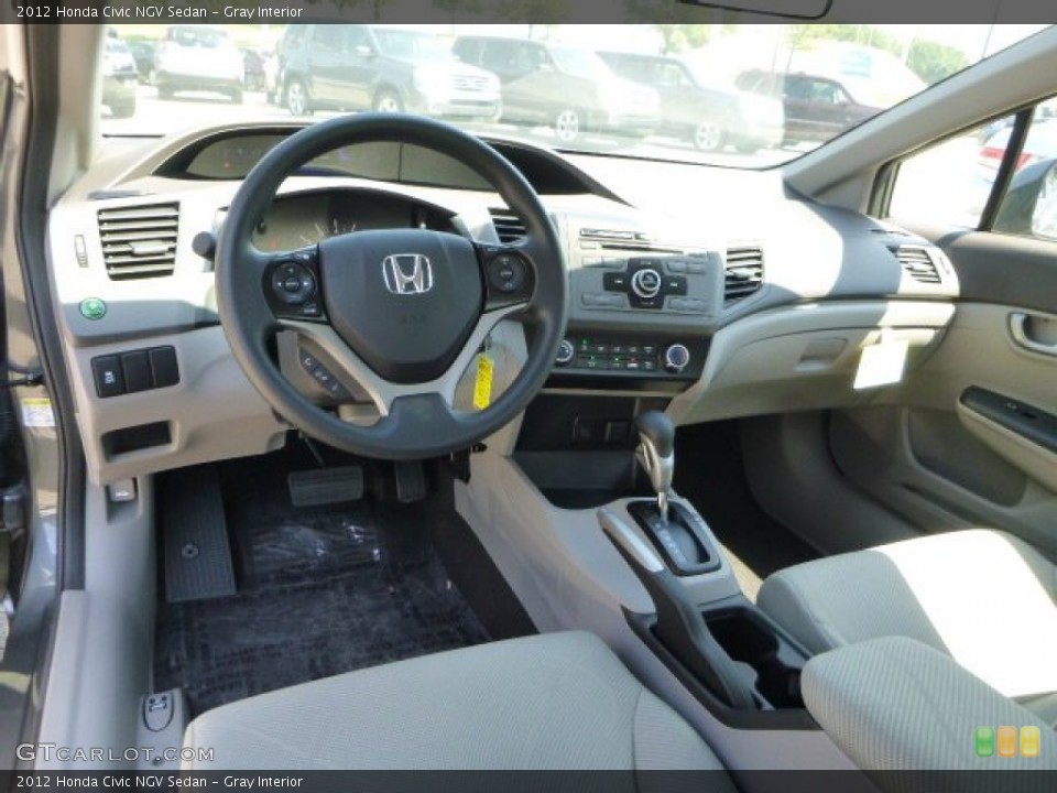 Gray Interior Dashboard for the 2012 Honda Civic NGV Sedan #82562923