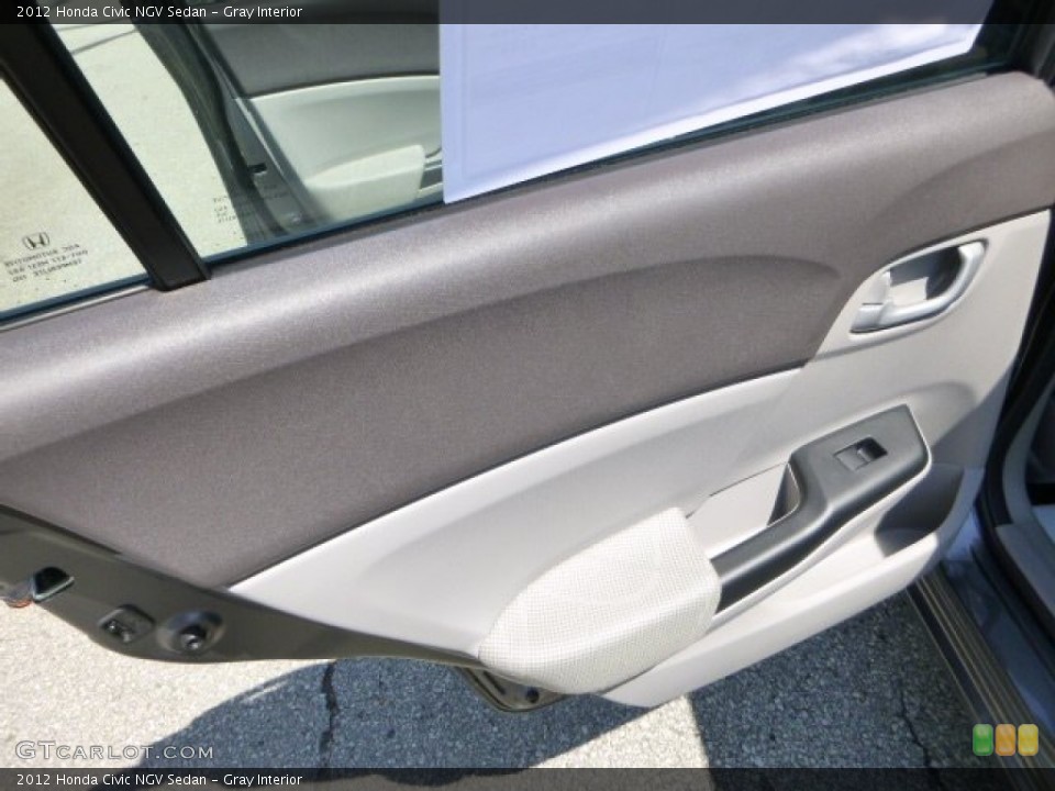 Gray Interior Door Panel for the 2012 Honda Civic NGV Sedan #82562939