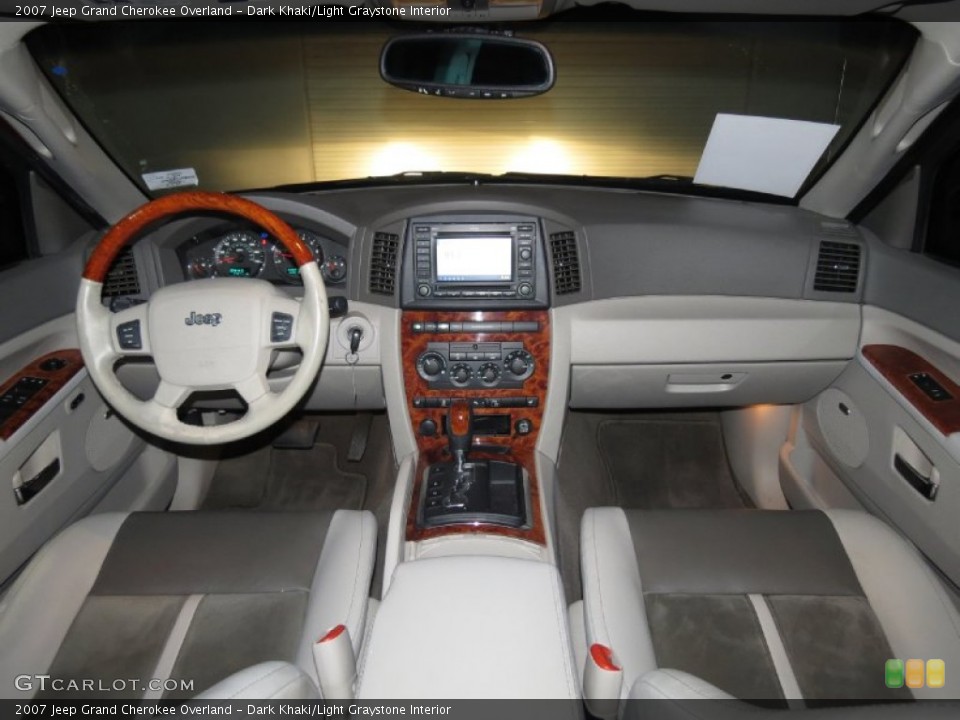 Dark Khaki/Light Graystone Interior Dashboard for the 2007 Jeep Grand Cherokee Overland #82562969