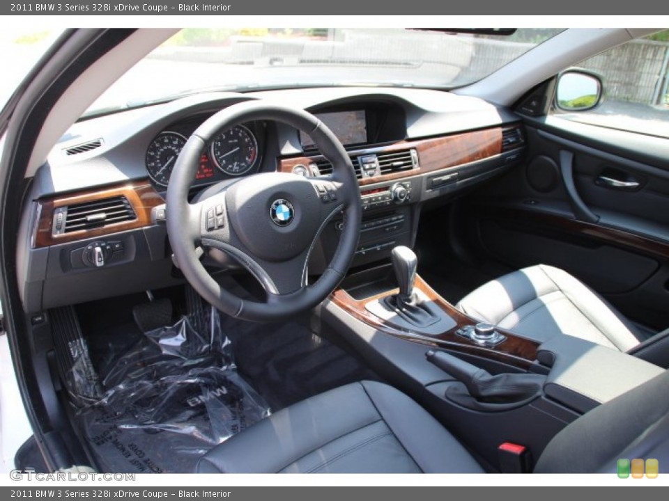Black Interior Prime Interior for the 2011 BMW 3 Series 328i xDrive Coupe #82563355