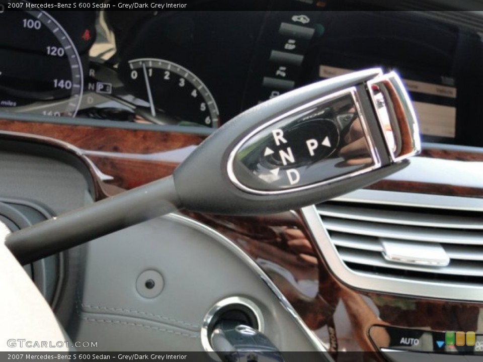 Grey/Dark Grey Interior Transmission for the 2007 Mercedes-Benz S 600 Sedan #82565737