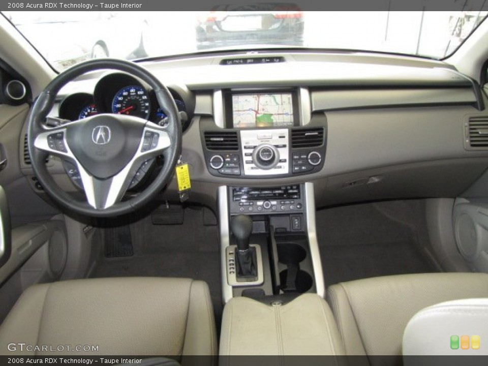 Taupe Interior Dashboard for the 2008 Acura RDX Technology #82566996