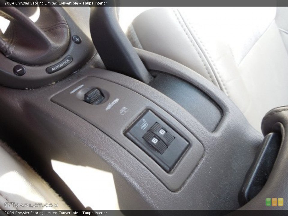Taupe Interior Controls for the 2004 Chrysler Sebring Limited Convertible #82569227