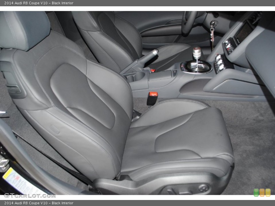 Black Interior Front Seat for the 2014 Audi R8 Coupe V10 #82569955