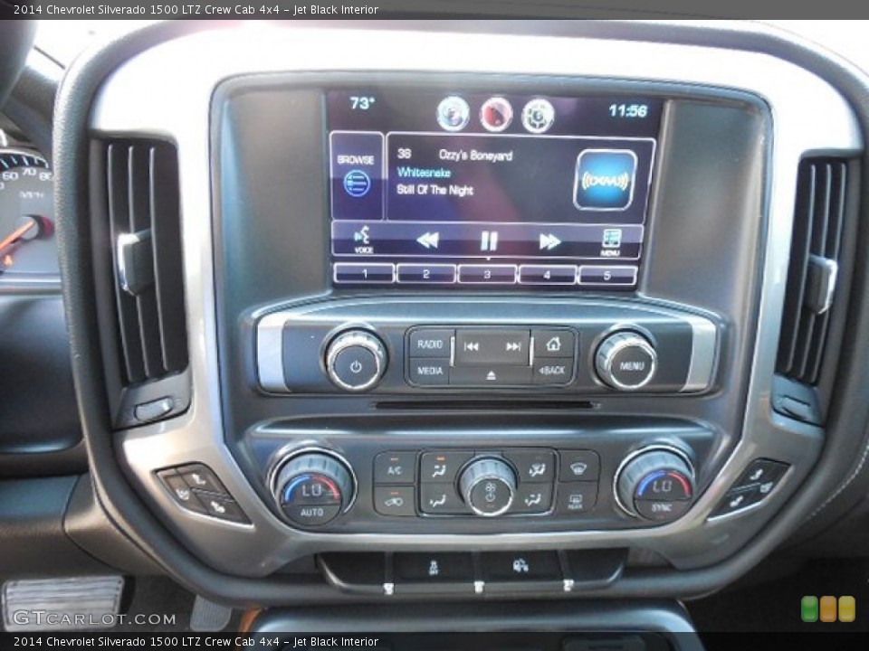Jet Black Interior Controls for the 2014 Chevrolet Silverado 1500 LTZ Crew Cab 4x4 #82570123
