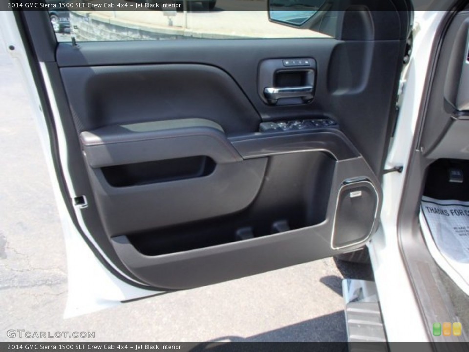 Jet Black Interior Door Panel for the 2014 GMC Sierra 1500 SLT Crew Cab 4x4 #82570469