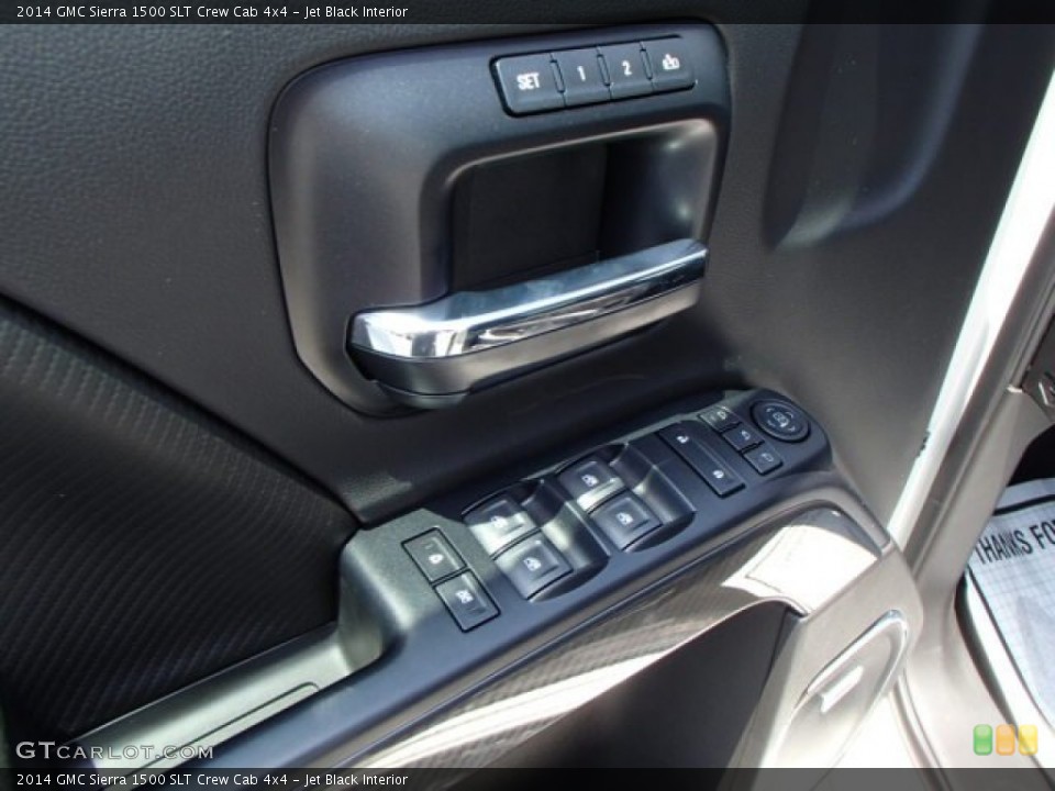 Jet Black Interior Controls for the 2014 GMC Sierra 1500 SLT Crew Cab 4x4 #82570516