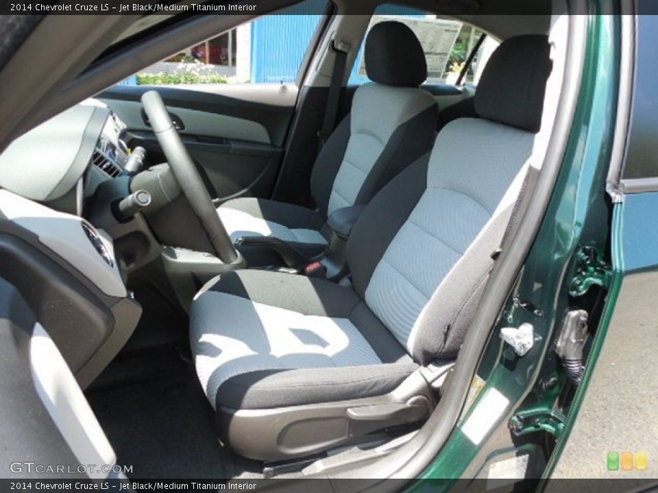 Jet Black/Medium Titanium Interior Front Seat for the 2014 Chevrolet Cruze LS #82571979