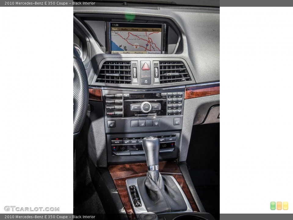 Black Interior Controls for the 2010 Mercedes-Benz E 350 Coupe #82578216