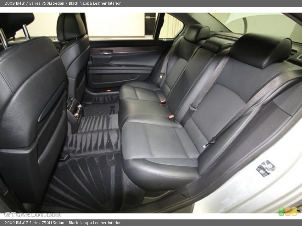 Black Nappa Leather Interior Front Seat for the 2009 BMW 7 Series 750Li Sedan #82578455