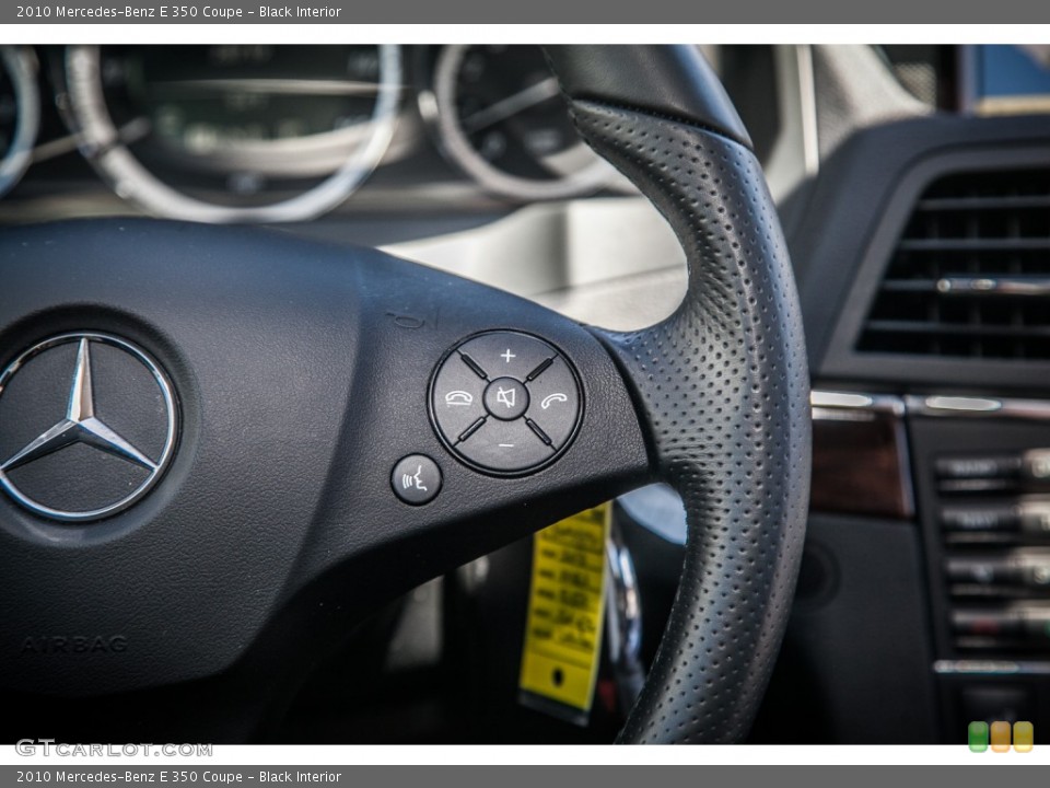 Black Interior Controls for the 2010 Mercedes-Benz E 350 Coupe #82578881