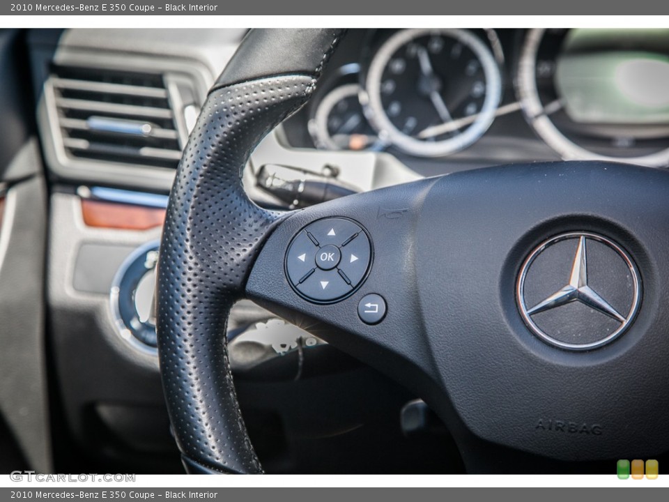 Black Interior Controls for the 2010 Mercedes-Benz E 350 Coupe #82578924