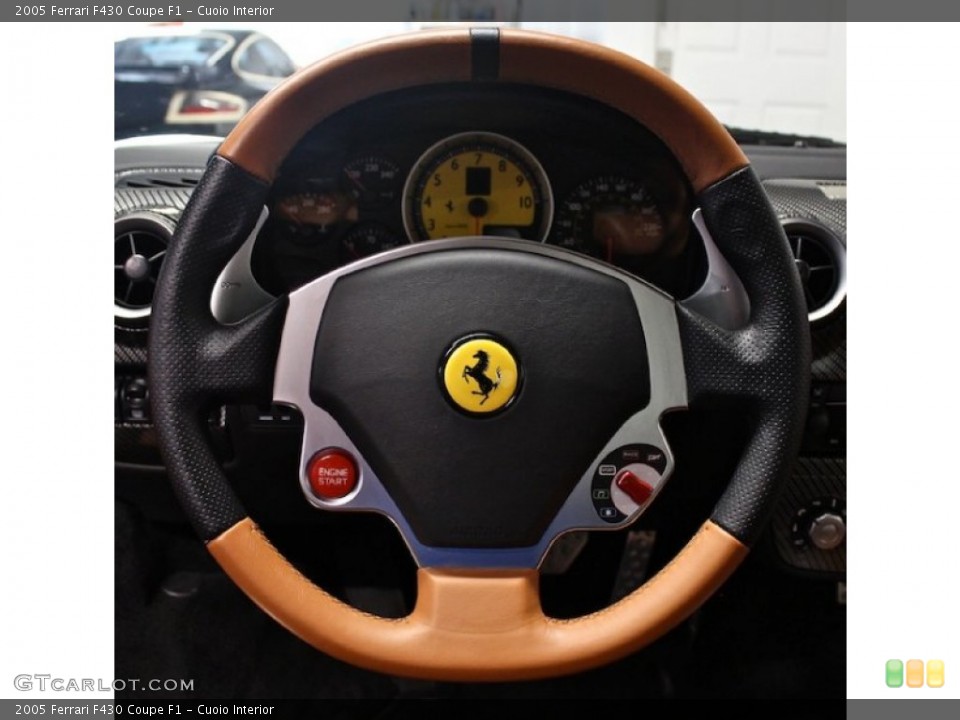 Cuoio Interior Steering Wheel for the 2005 Ferrari F430 Coupe F1 #82578952