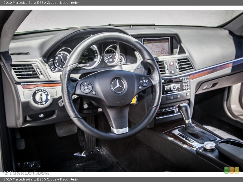 Black Interior Dashboard for the 2010 Mercedes-Benz E 350 Coupe #82578960