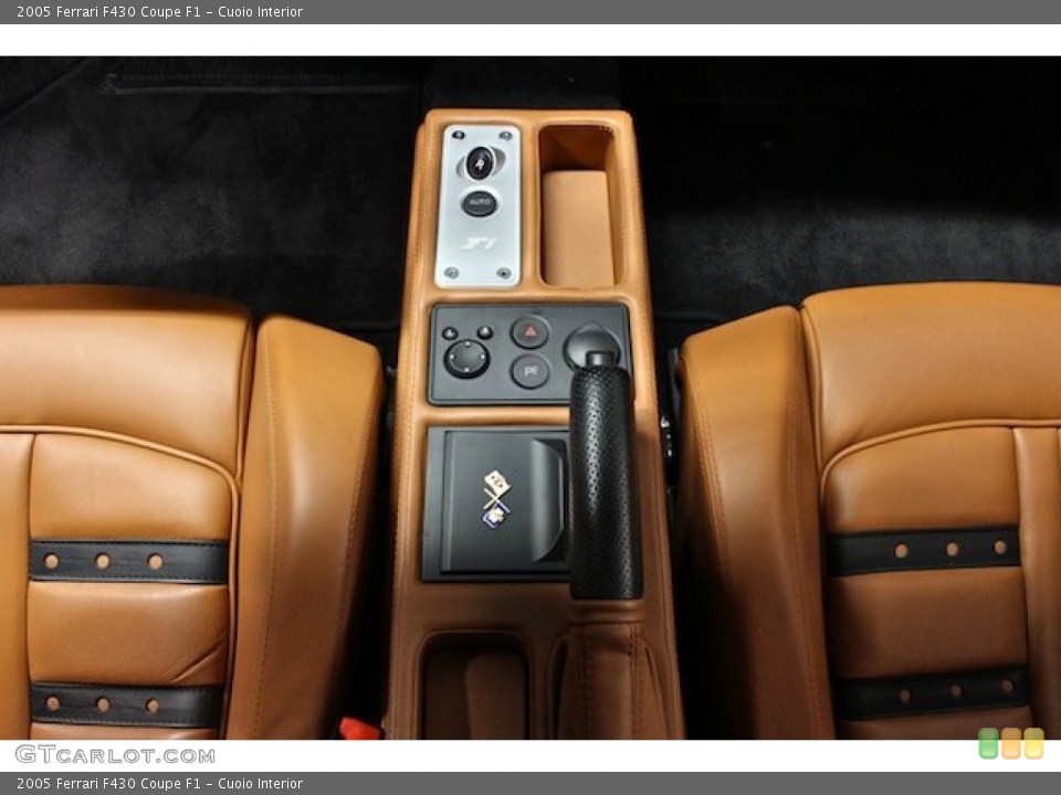 Cuoio Interior Controls for the 2005 Ferrari F430 Coupe F1 #82579093