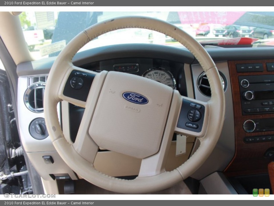 Camel Interior Steering Wheel for the 2010 Ford Expedition EL Eddie Bauer #82581395