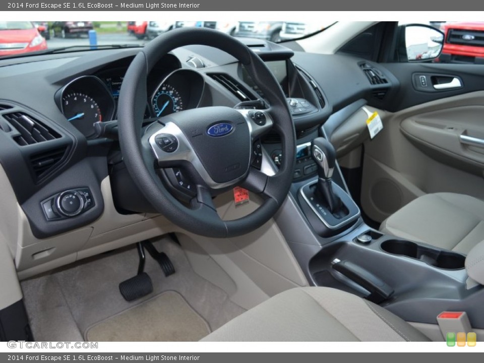 Medium Light Stone Interior Dashboard for the 2014 Ford Escape SE 1.6L EcoBoost #82581778