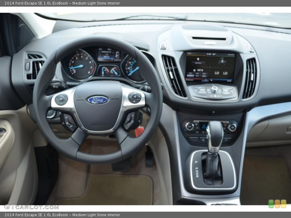 Medium Light Stone Interior Dashboard for the 2014 Ford Escape SE 1.6L EcoBoost #82581896