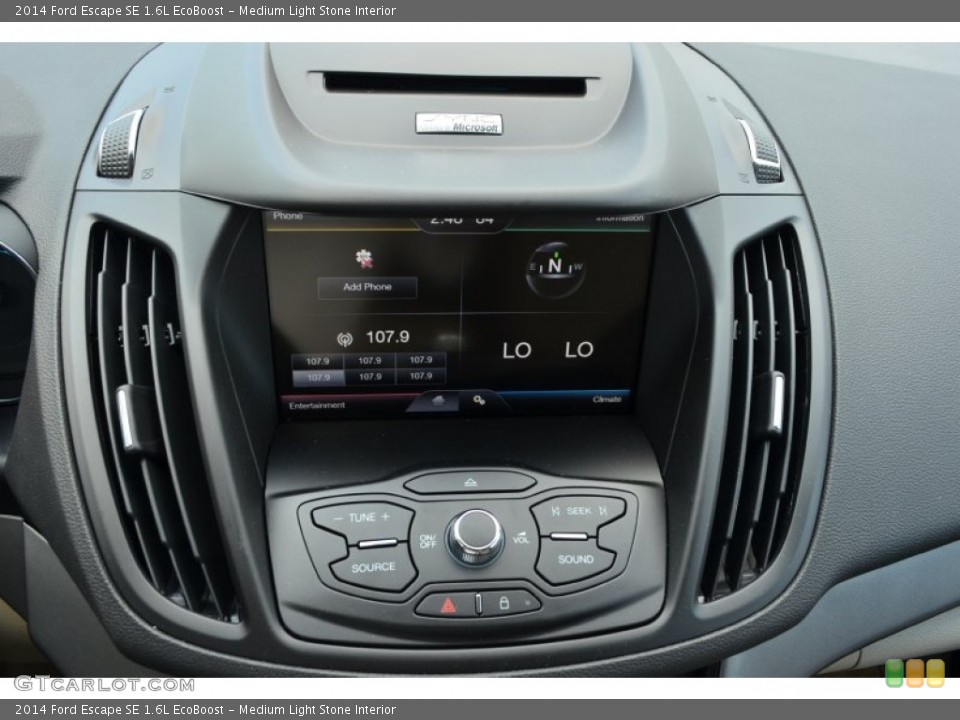 Medium Light Stone Interior Controls for the 2014 Ford Escape SE 1.6L EcoBoost #82581918