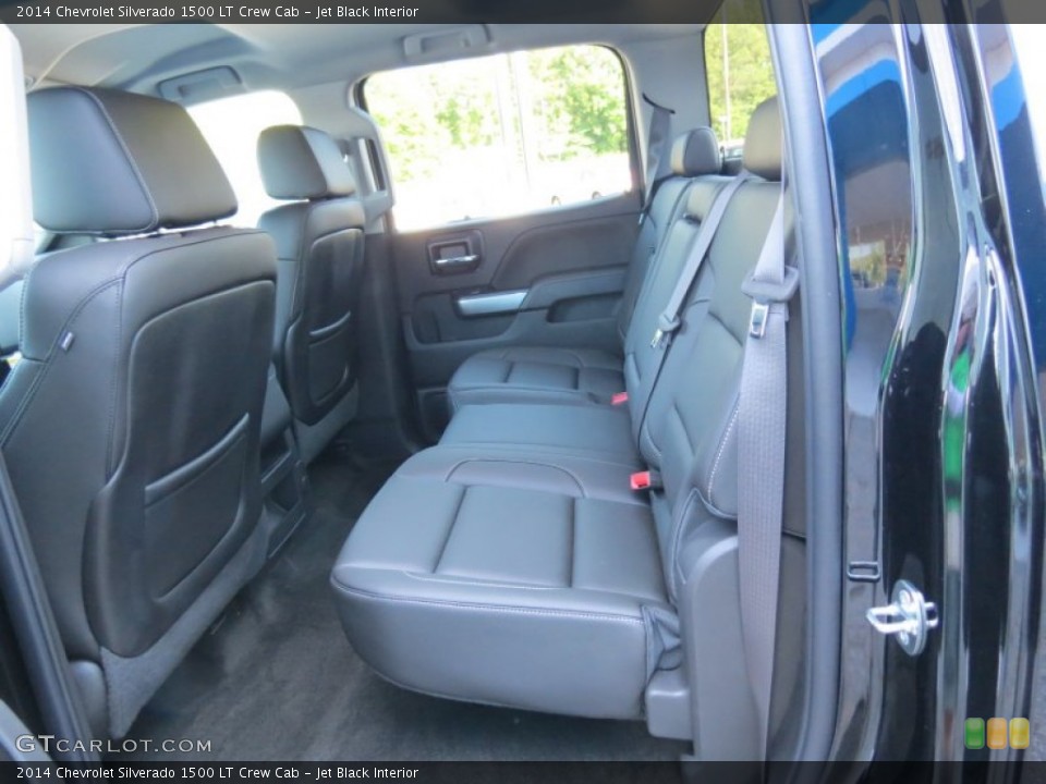 Jet Black Interior Rear Seat for the 2014 Chevrolet Silverado 1500 LT Crew Cab #82584379