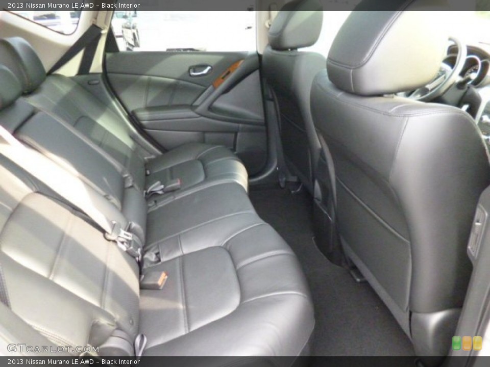Black Interior Rear Seat for the 2013 Nissan Murano LE AWD #82584514