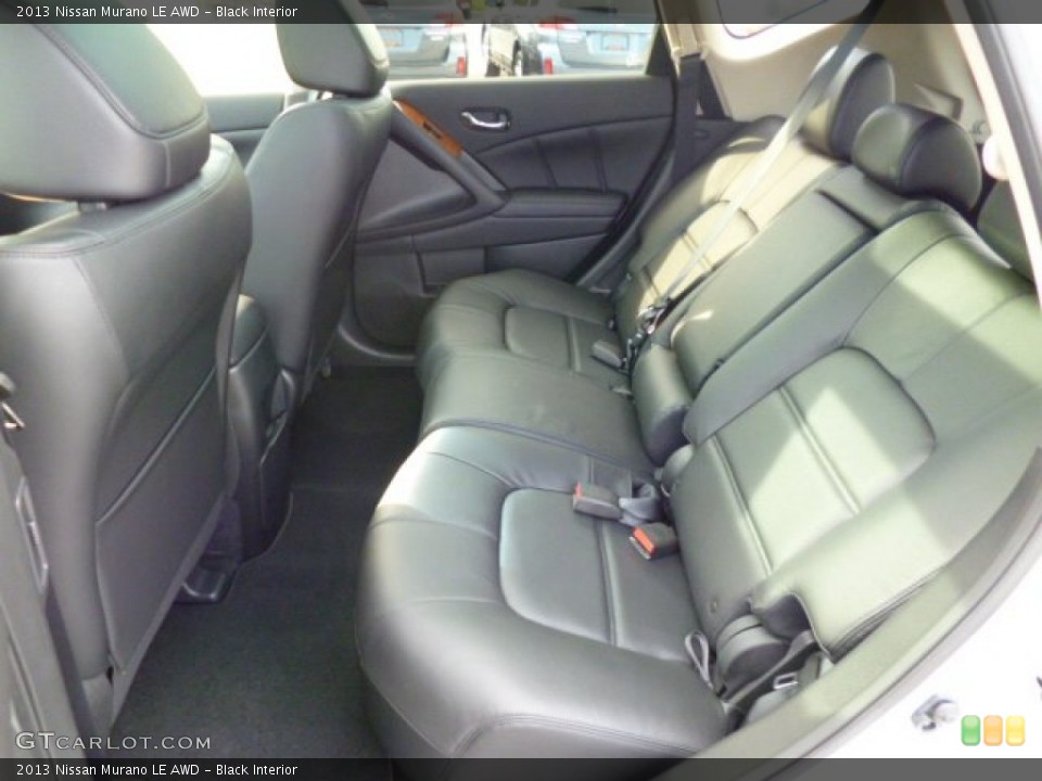 Black Interior Rear Seat for the 2013 Nissan Murano LE AWD #82584550