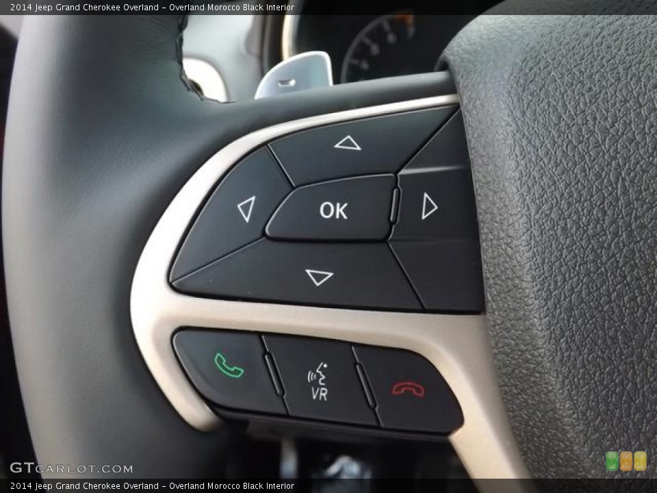Overland Morocco Black Interior Controls for the 2014 Jeep Grand Cherokee Overland #82584703