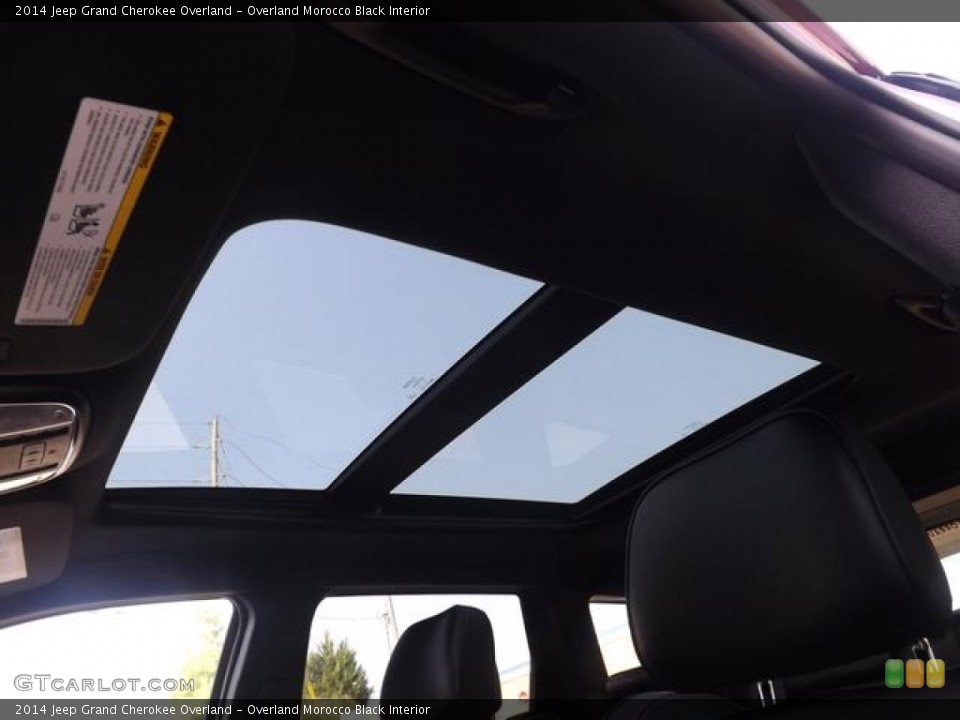 Overland Morocco Black Interior Sunroof for the 2014 Jeep Grand Cherokee Overland #82584763