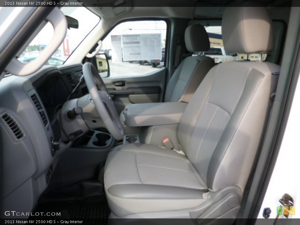 Gray Interior Front Seat for the 2013 Nissan NV 2500 HD S #82585492
