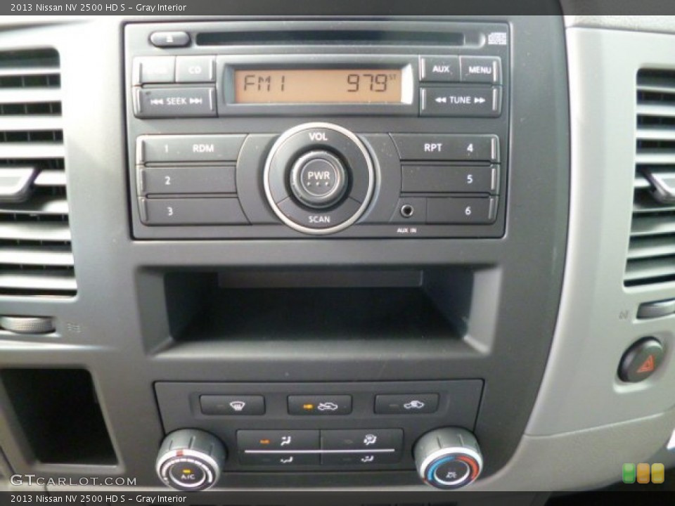 Gray Interior Audio System for the 2013 Nissan NV 2500 HD S #82585597