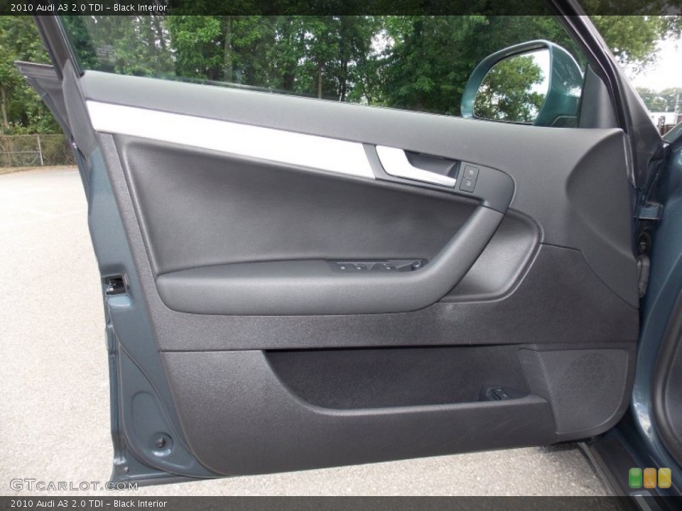 Black Interior Door Panel for the 2010 Audi A3 2.0 TDI #82586300
