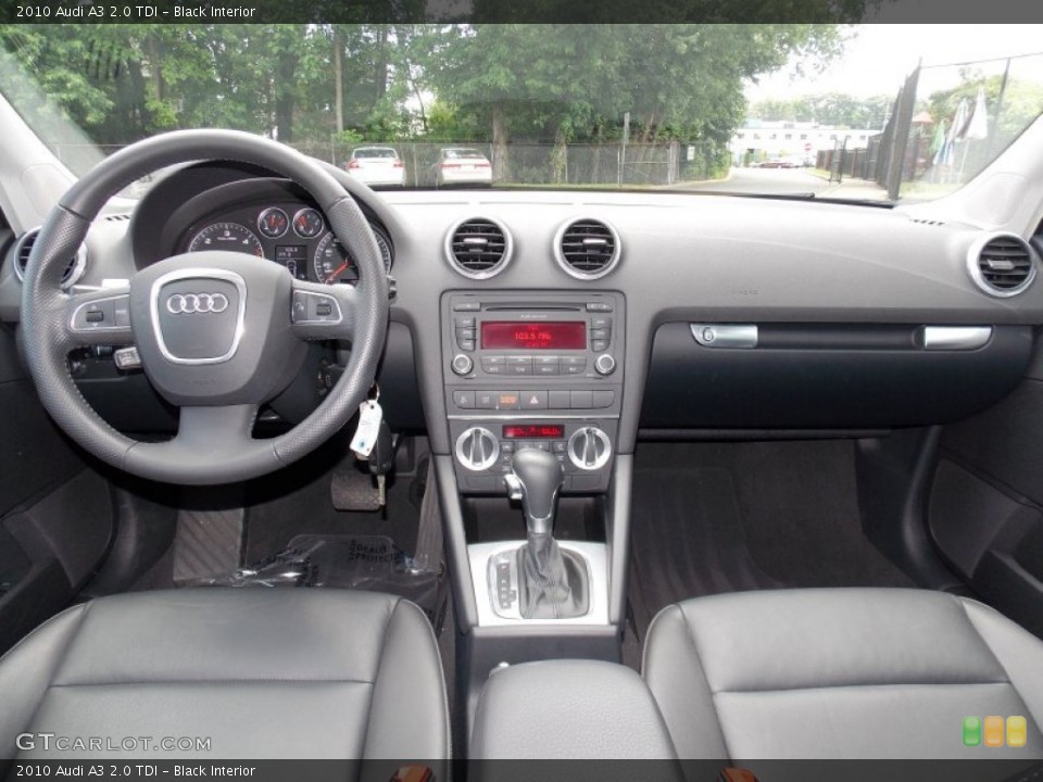 Black Interior Dashboard for the 2010 Audi A3 2.0 TDI #82586421
