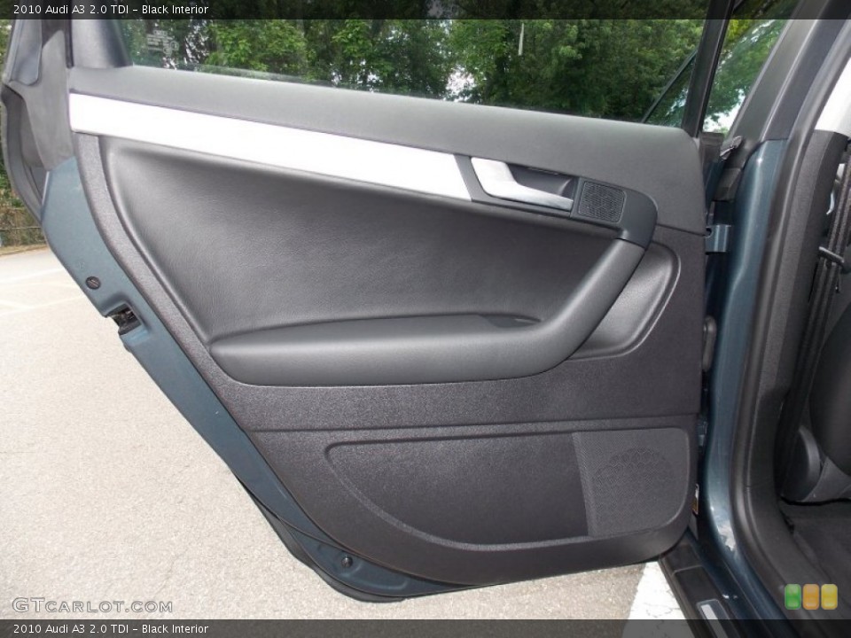 Black Interior Door Panel for the 2010 Audi A3 2.0 TDI #82586444